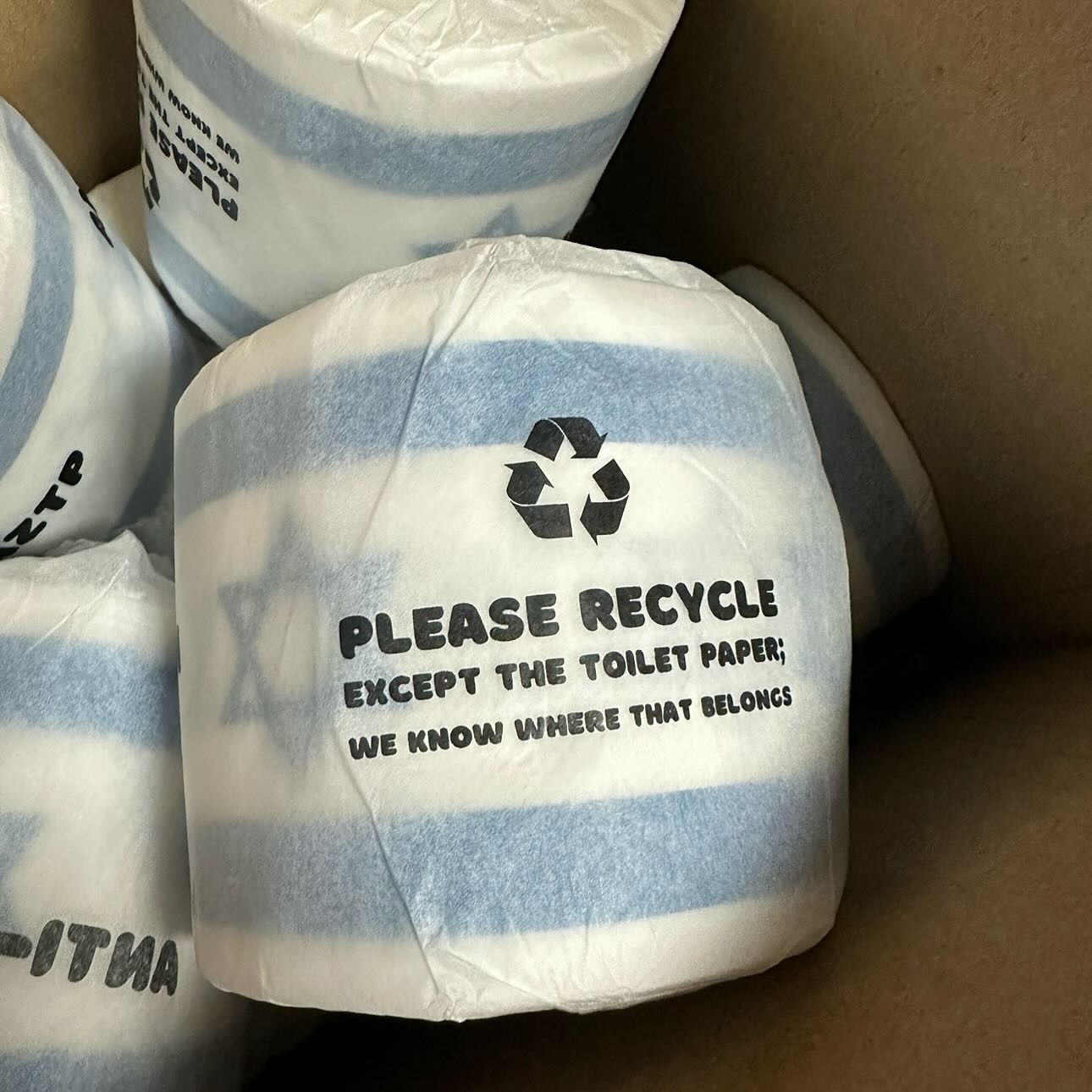 Anti Zionist Flag Toilet Paper