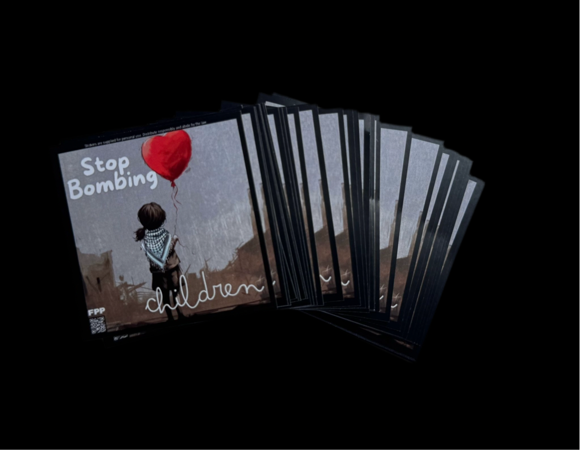 Stop Bombing Children Sticker