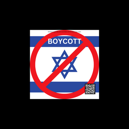 Boycott Israel Sticker