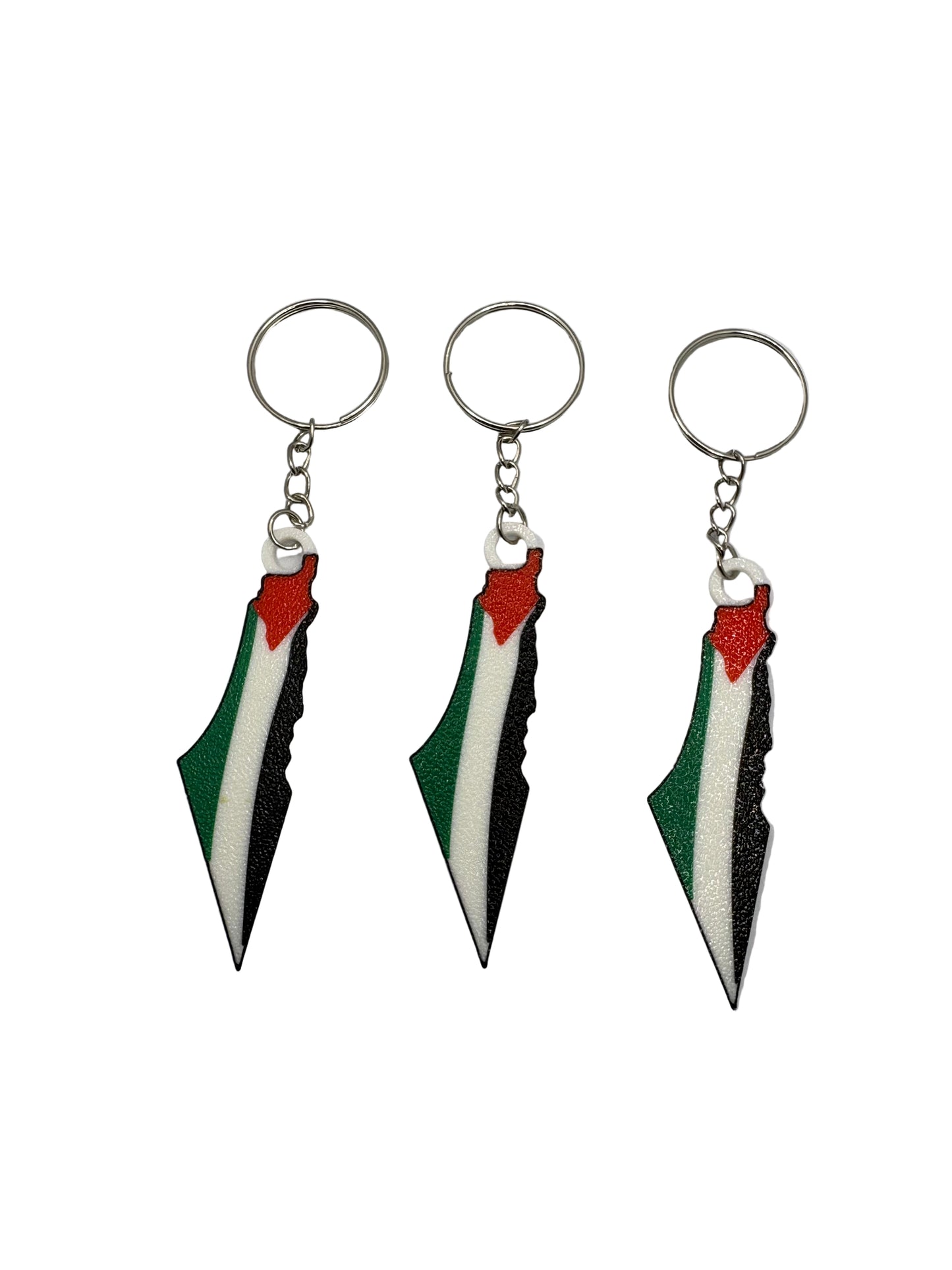 Palestine Map Keyring