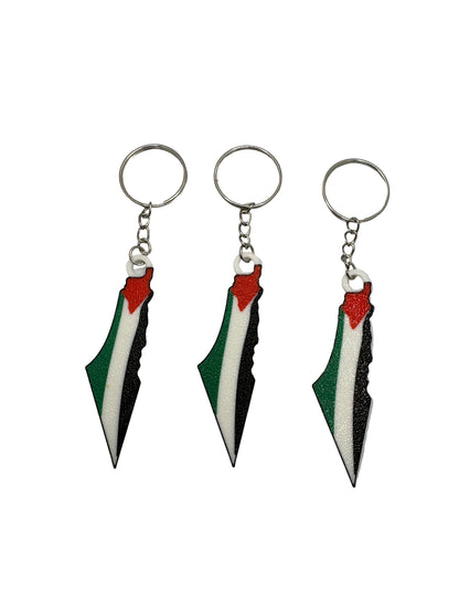 Palestine Map Keyring
