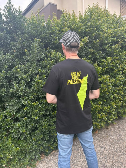 Robert Martin X FPP - Ask me About Palestine Tee