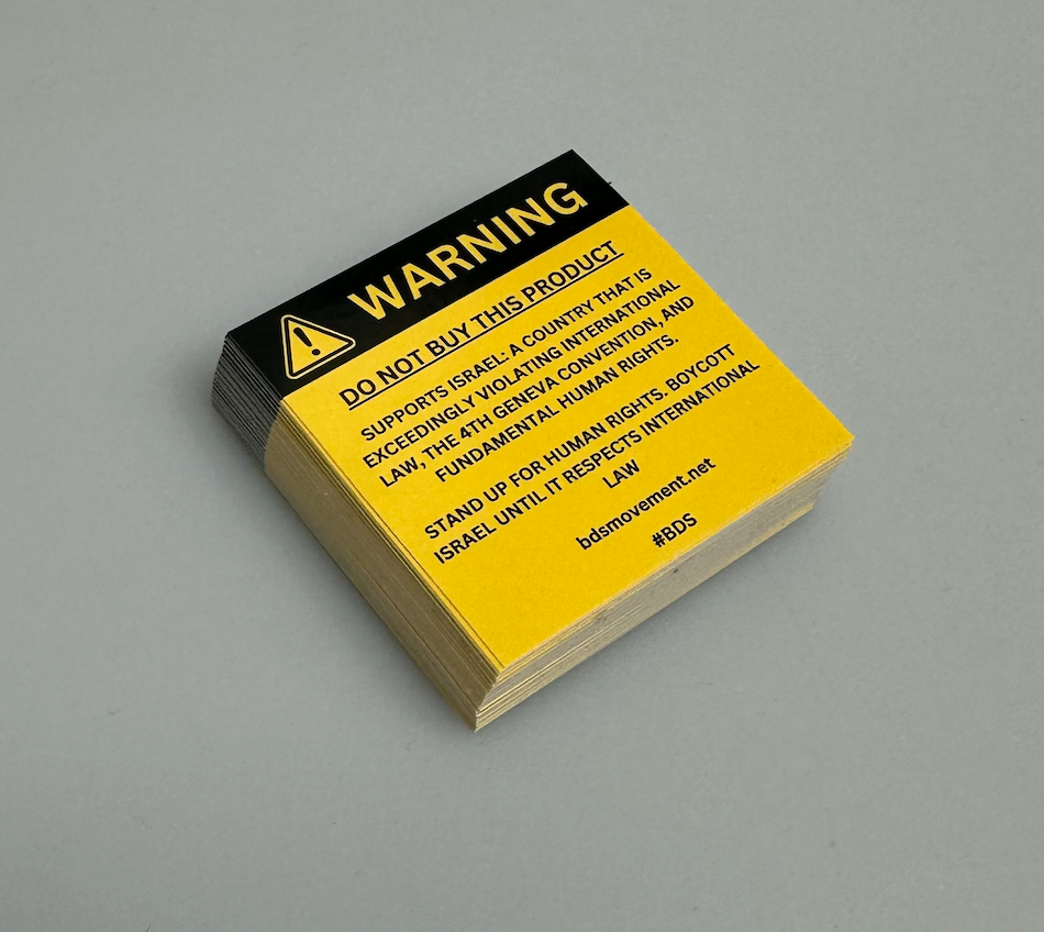 Warning Yellow Sticker Pack
