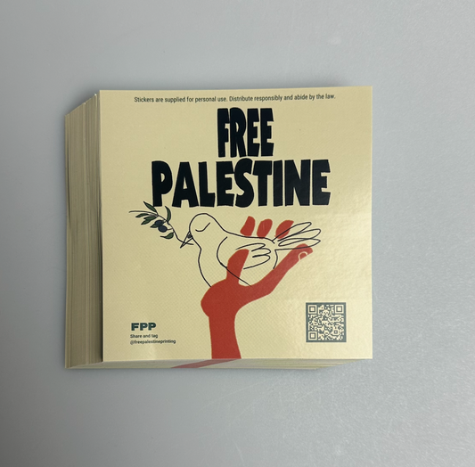 50 Adesivi Adesivi Stop Arming Israel, Free Palestine, End War - Foto 2