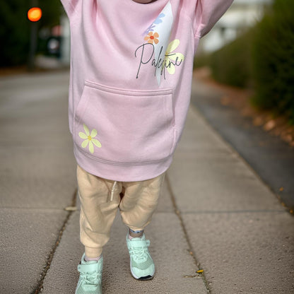 Kids Floral Palestine Hoodie