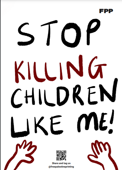 Stop Killing Children Poster