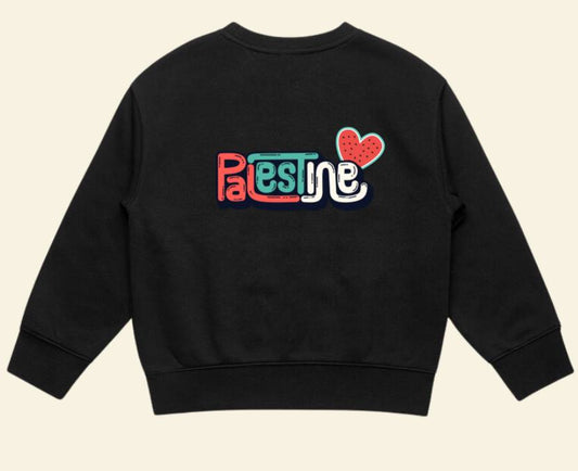 Palestine Heart Crewneck